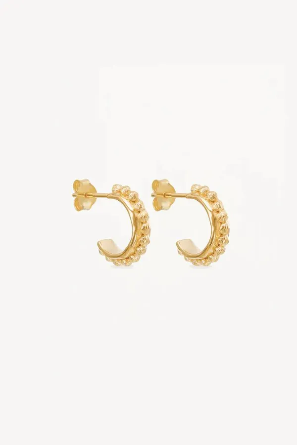 18k Gold Vermeil Karma Hoops