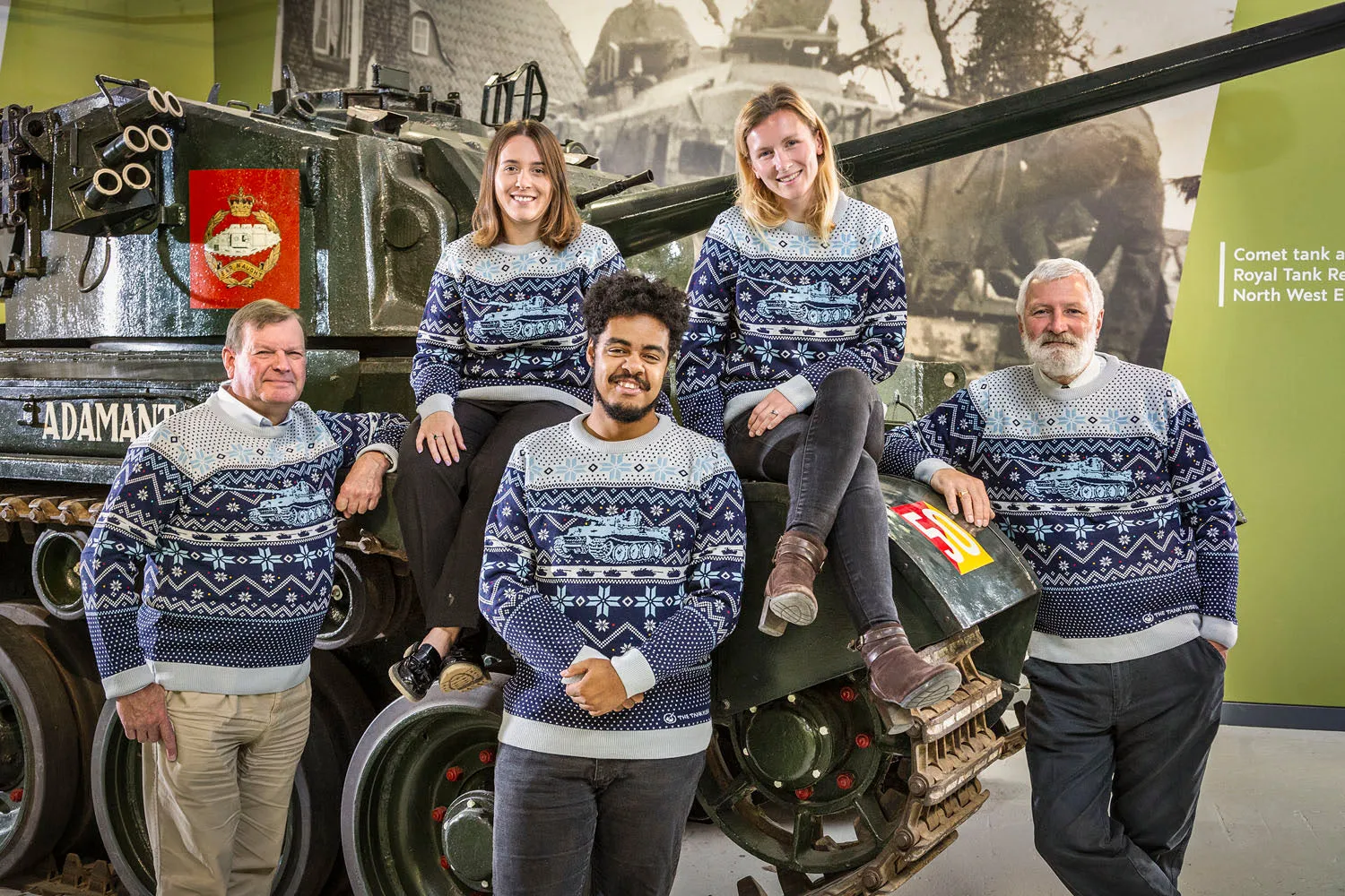 2024 Tank Museum Knitted Christmas Jumper