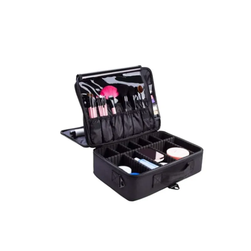 3-Layers Portable Makeup Laptop Travel Case Y178