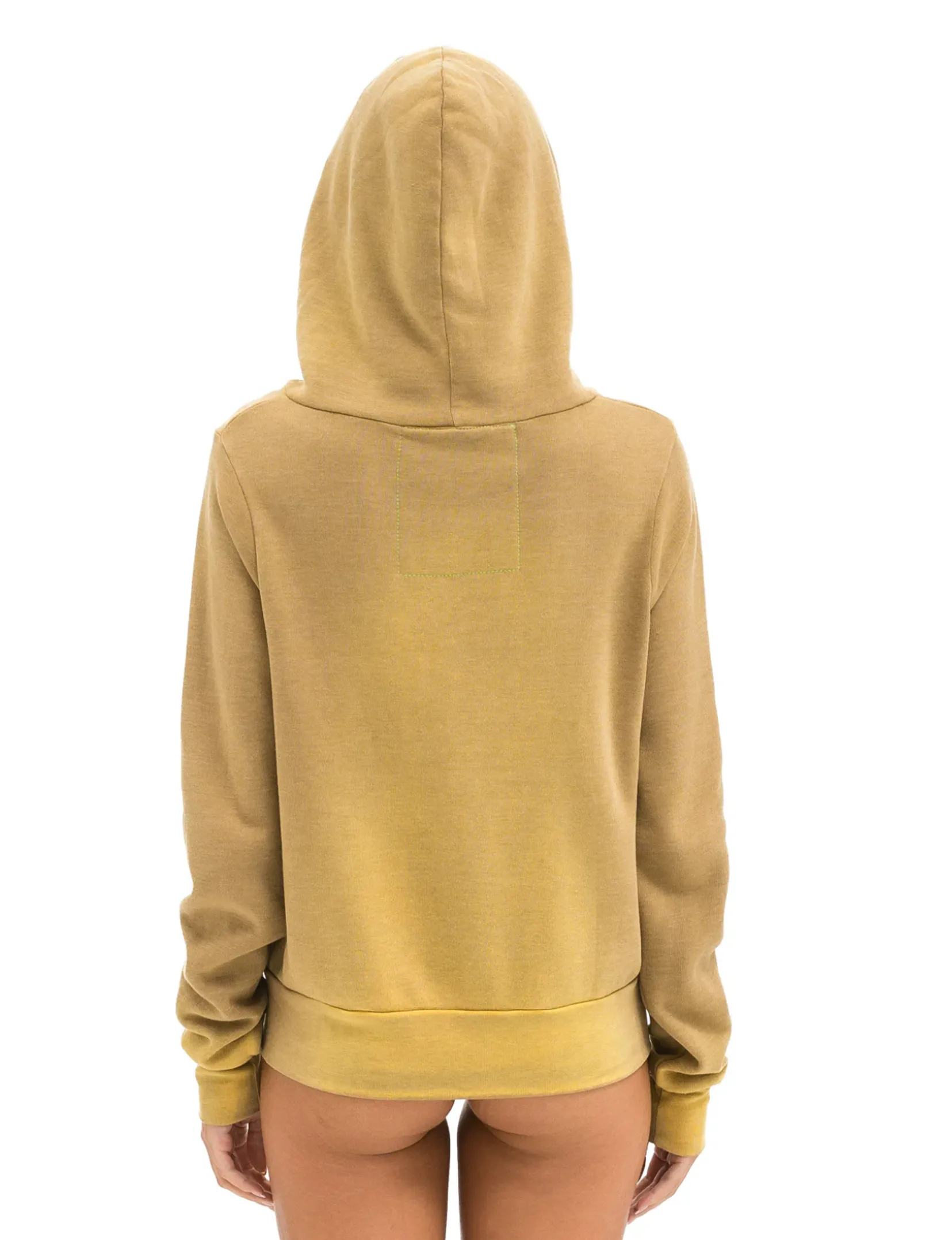 5 Stripe Zip Hoodie, Faded Tan