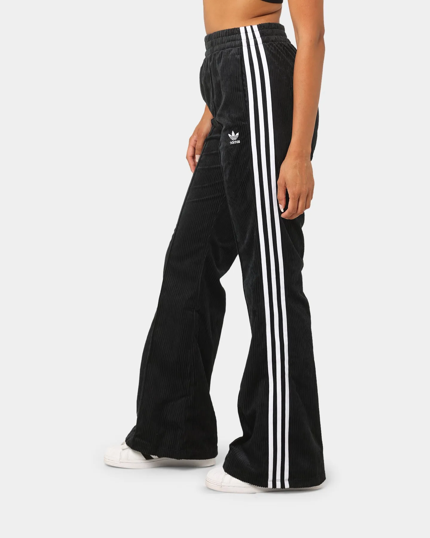 Adidas Women's Adicolour Classics Chunky Velour Pants Black