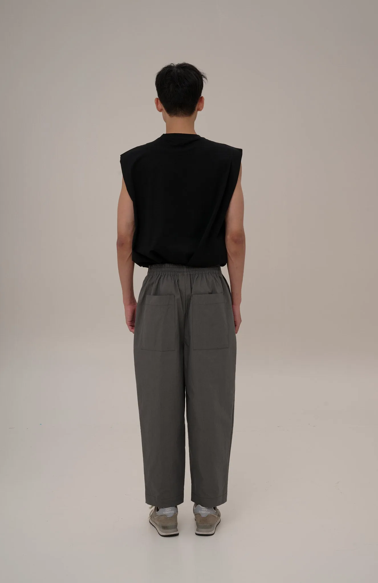 Adjustable Pleated Trousers