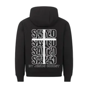 Aktion: Saved by Jesus Hoodie BackPrint