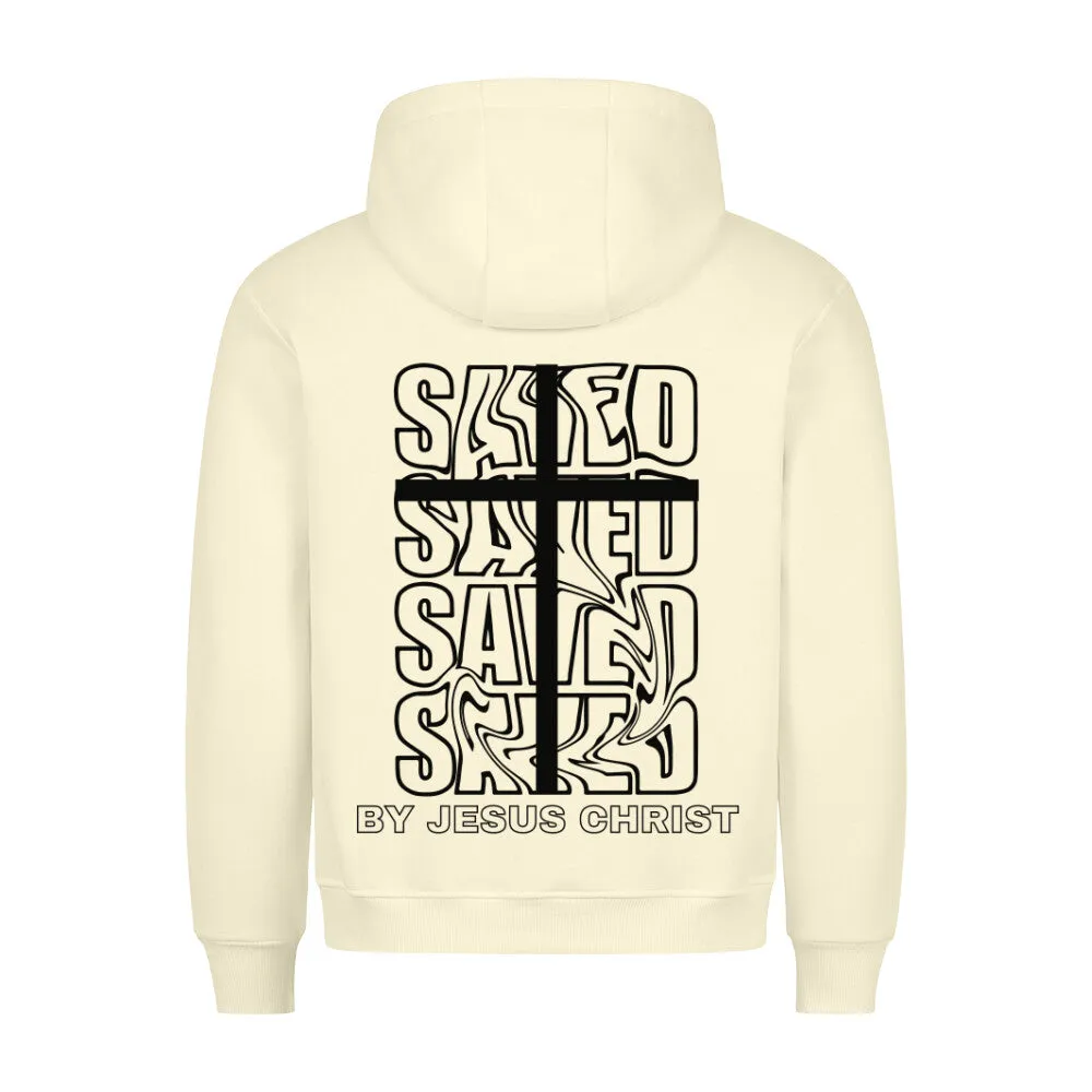 Aktion: Saved by Jesus Hoodie BackPrint