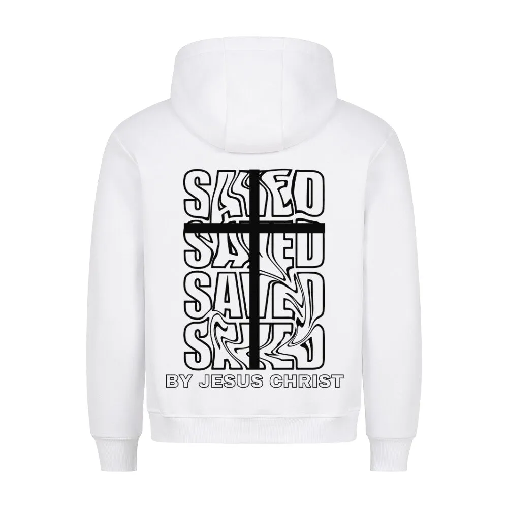 Aktion: Saved by Jesus Hoodie BackPrint