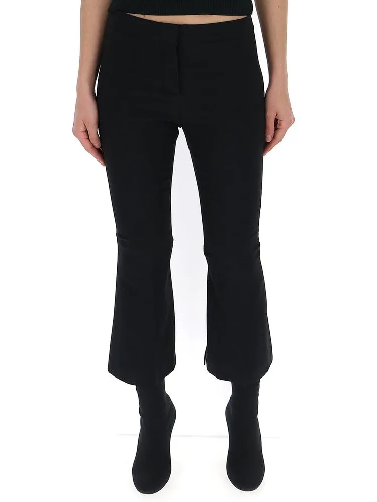 Alexander McQueen Cropped Flared Trousers