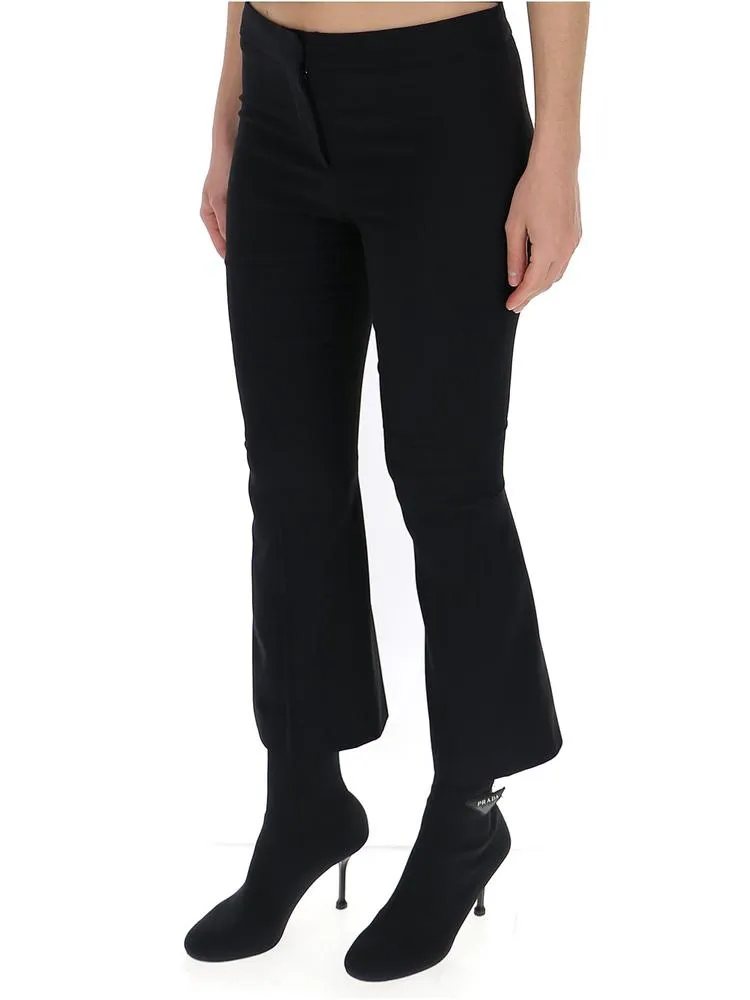 Alexander McQueen Cropped Flared Trousers