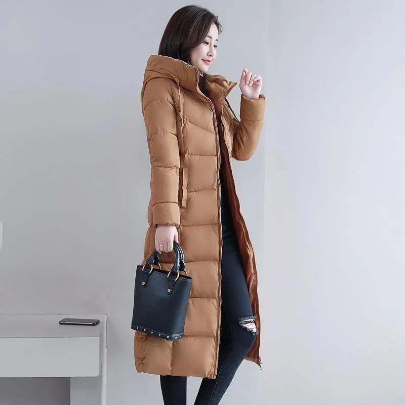 Analia Long Hooded Padded Coat