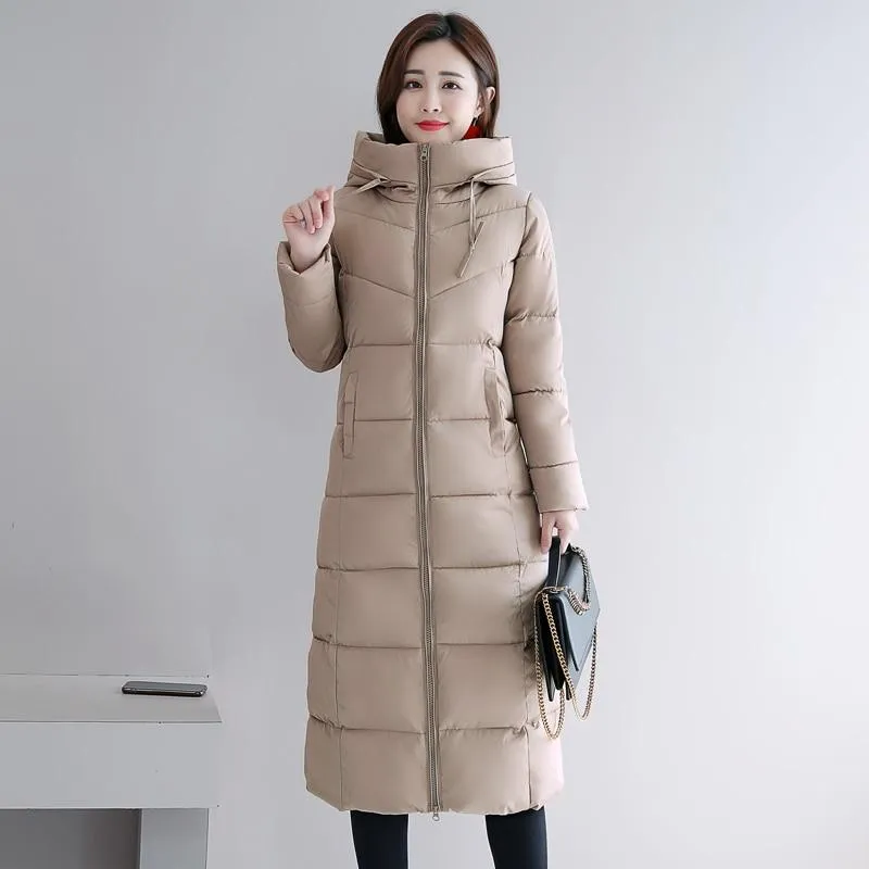 Analia Long Hooded Padded Coat