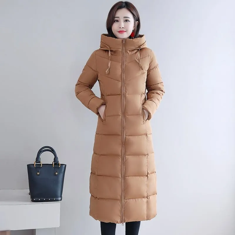 Analia Long Hooded Padded Coat