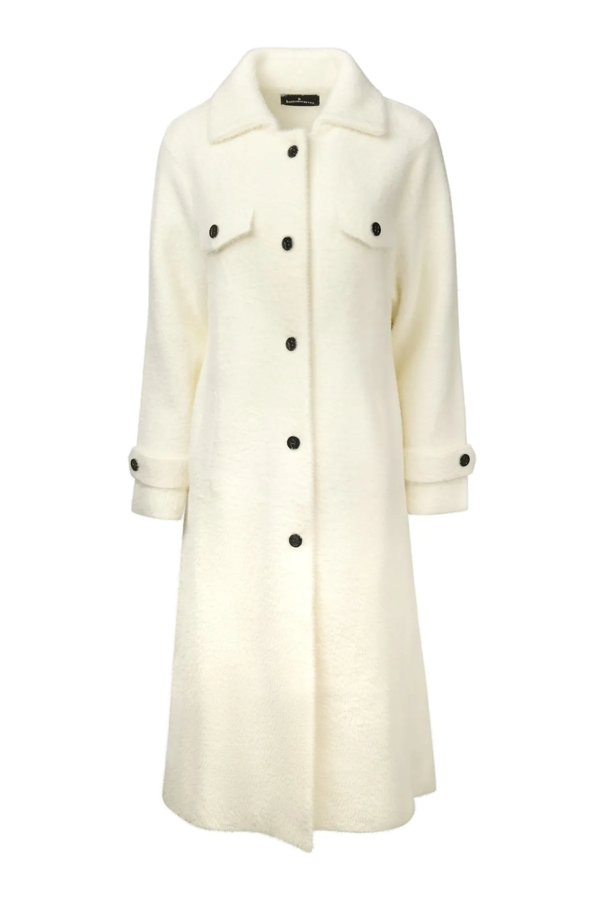 Ansley Coat - White