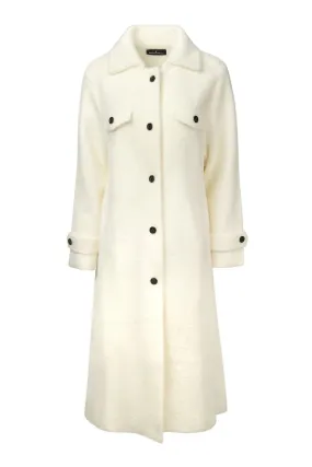 Ansley Coat - White