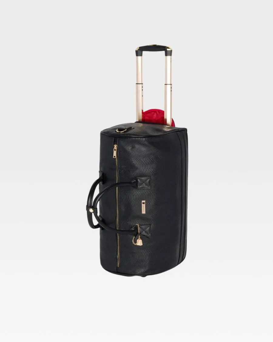 Apollo 1 Backpack & Rolling Duffle Bag Set in Black