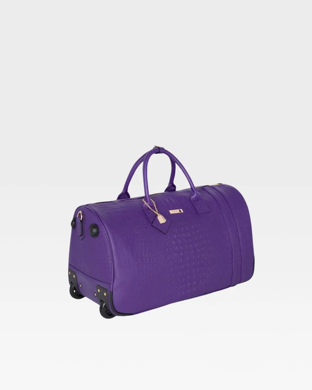 Apollo 2 Backpack & Rolling Duffle Bag Set in Purple