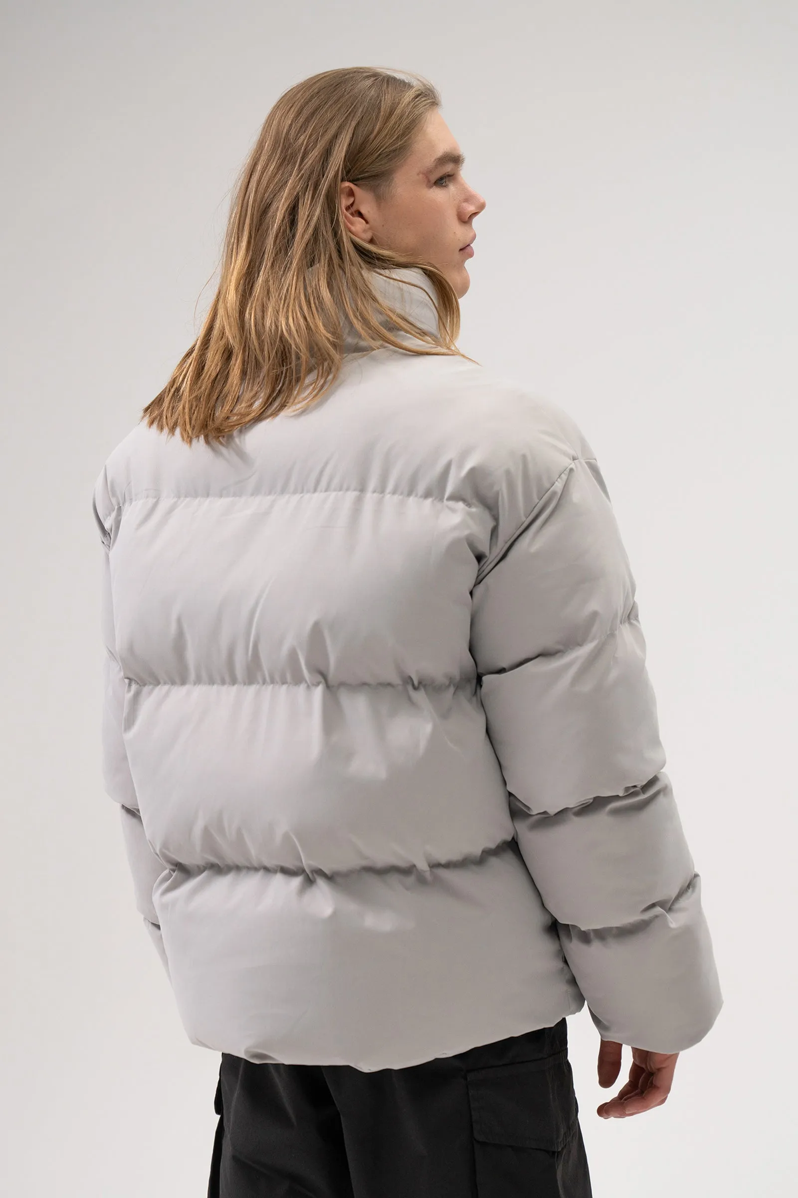 ARCTIC PADDED PUFFER COAT - DOVE GREY