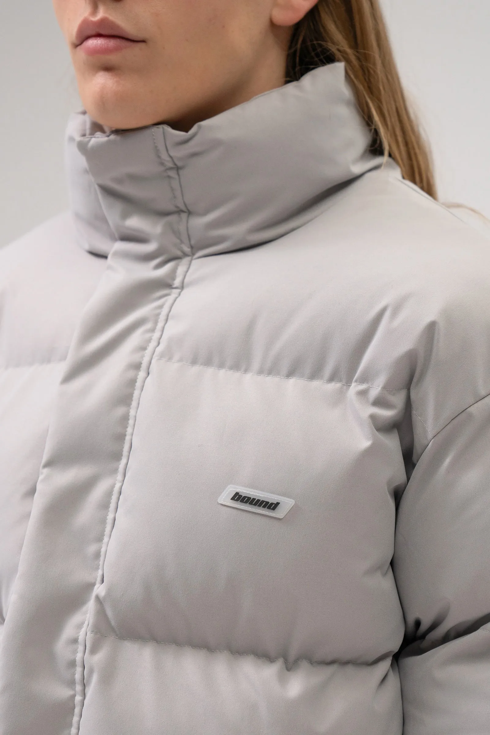 ARCTIC PADDED PUFFER COAT - DOVE GREY