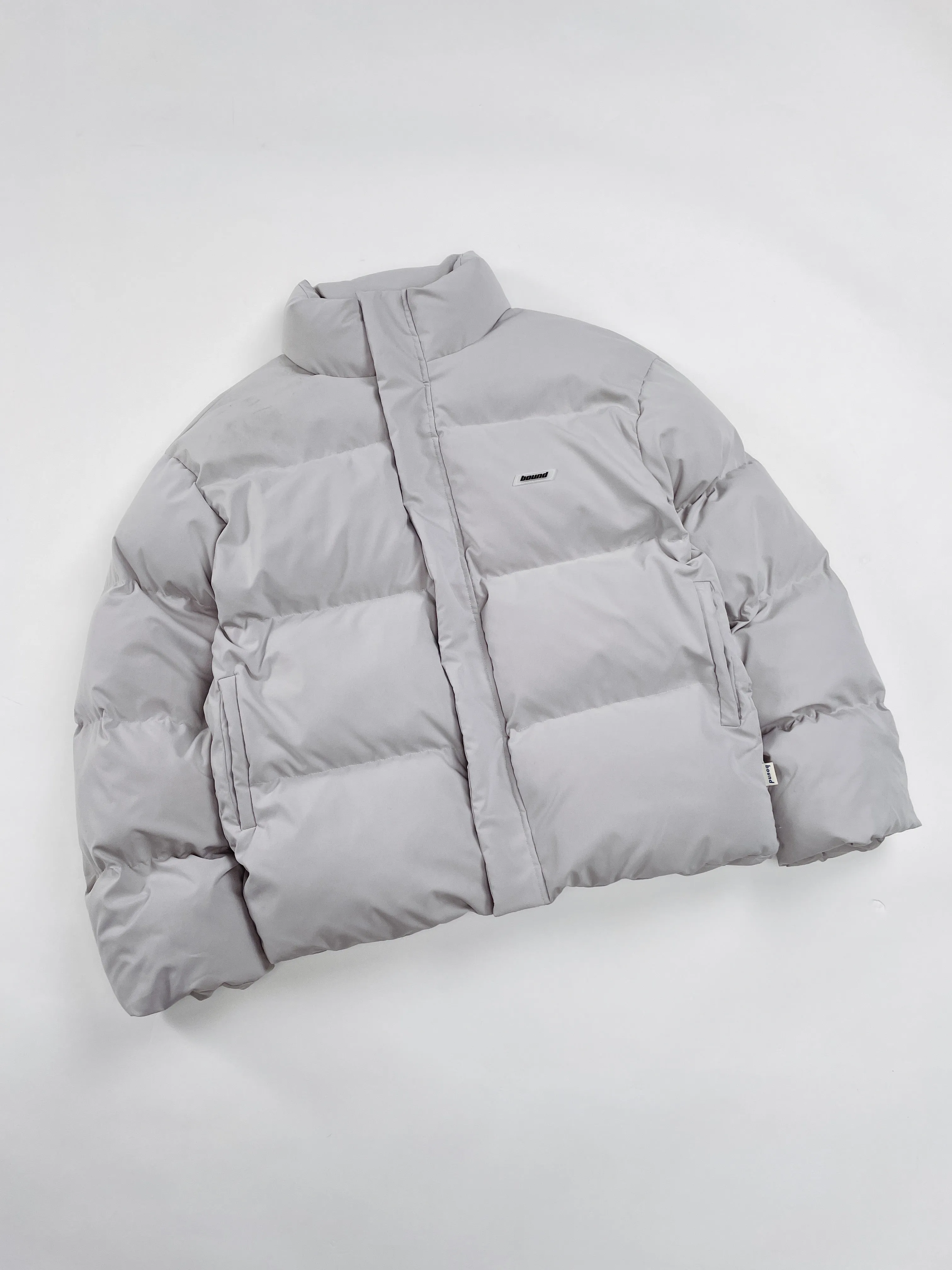 ARCTIC PADDED PUFFER COAT - DOVE GREY