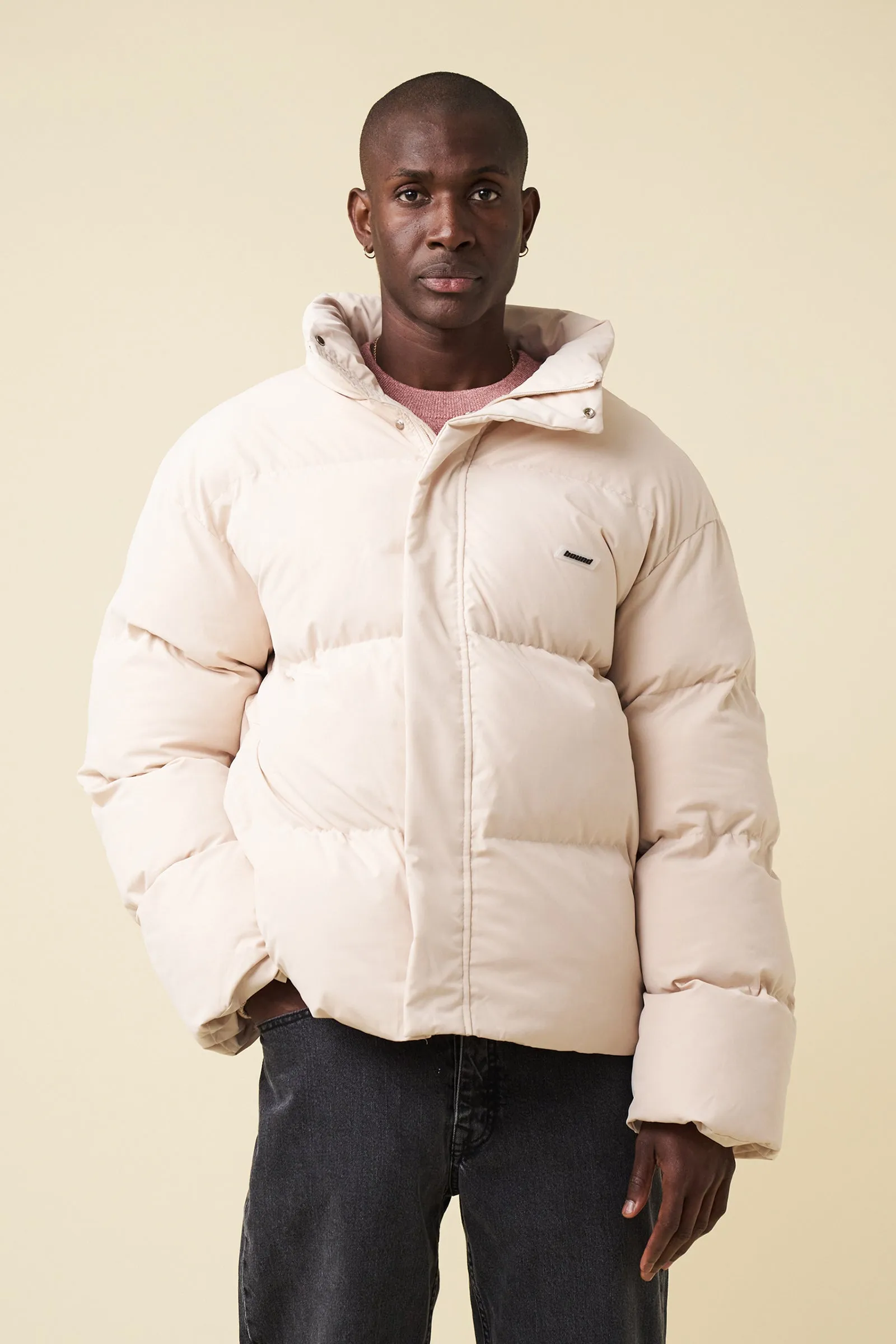 ARCTIC PADDED PUFFER COAT - ECRU