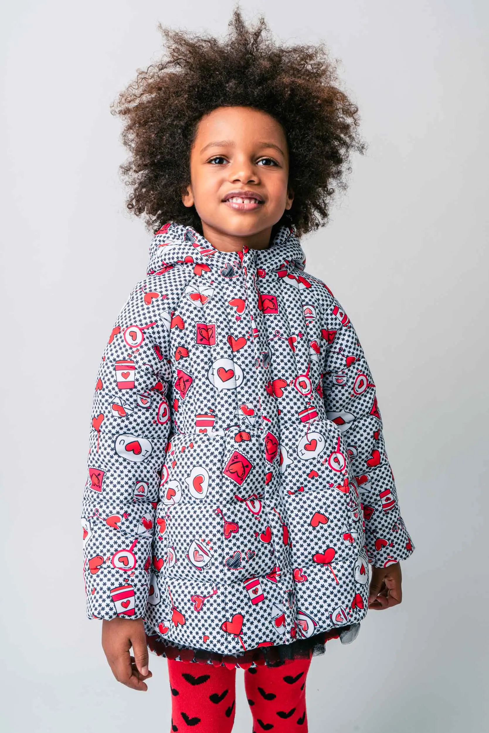 AW21 Rosalita Girls Harpster Heart Coat