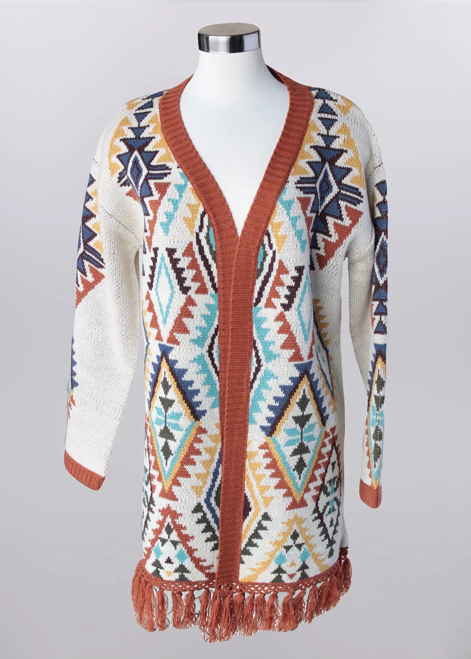 Aztec Sweater Cardigan