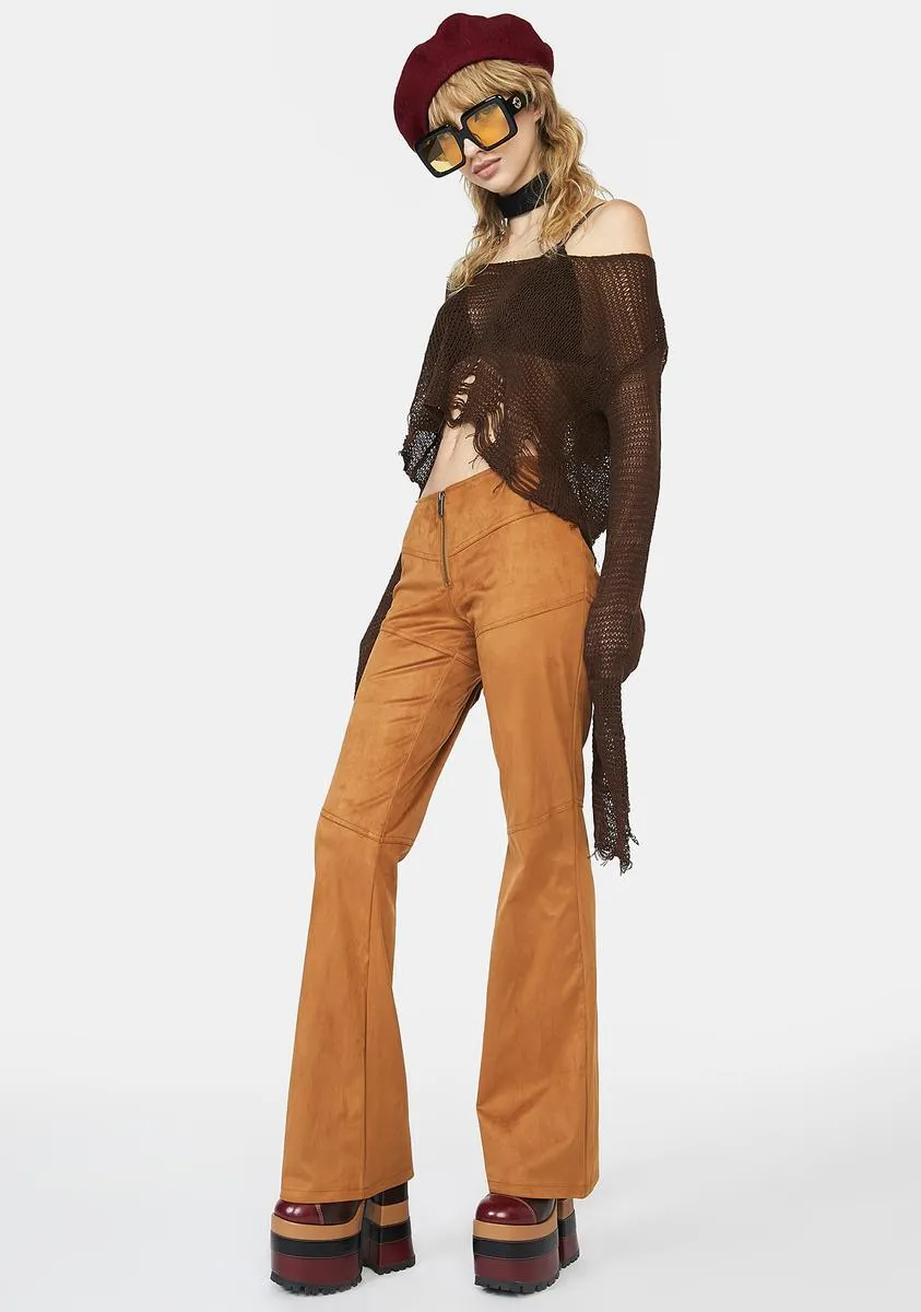 Backstage Babe Faux Suede Pants