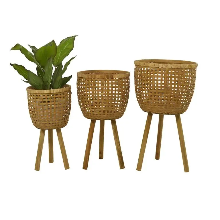 BAMBOO WOOD PLANTER