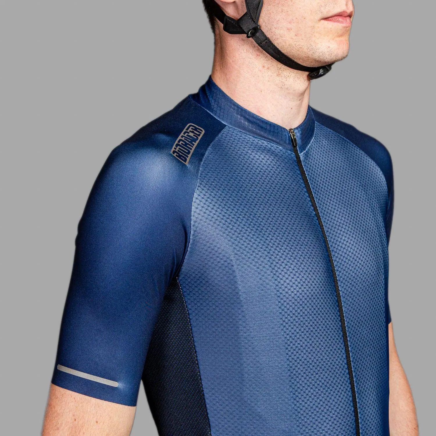 Bioracer Men'S Sprinter Coldblack Jersey - Navy