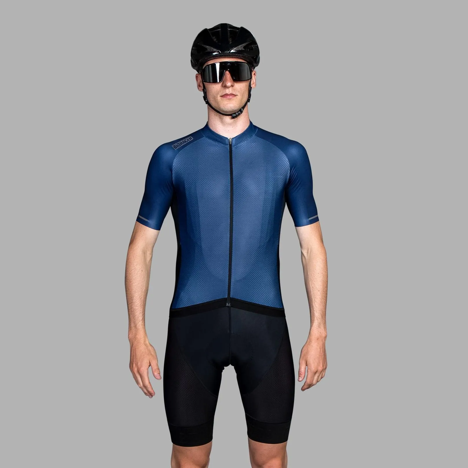 Bioracer Men'S Sprinter Coldblack Jersey - Navy