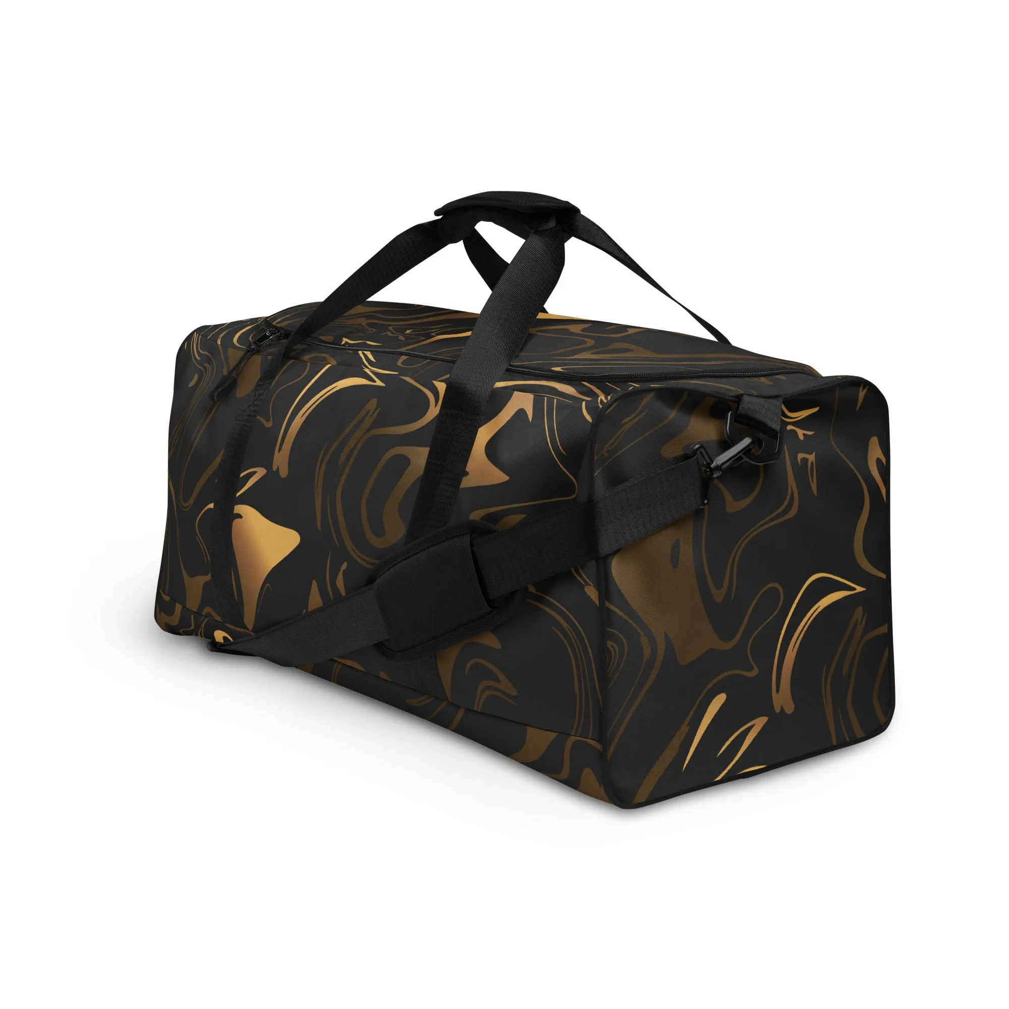 Black & Gold Duffle Bag