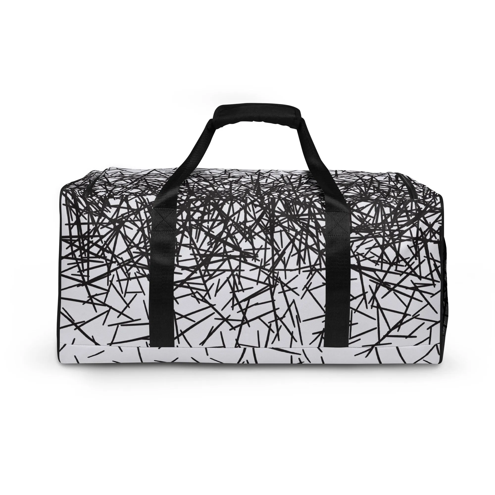 Black & White Ombre Duffle Bag