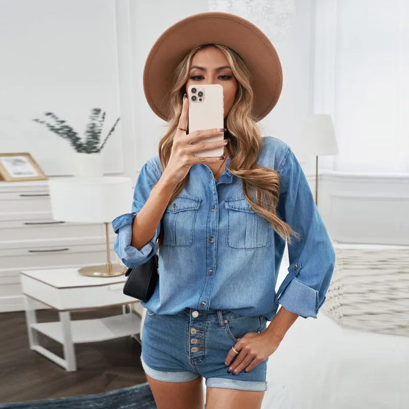 Bohemian Denim Shirt