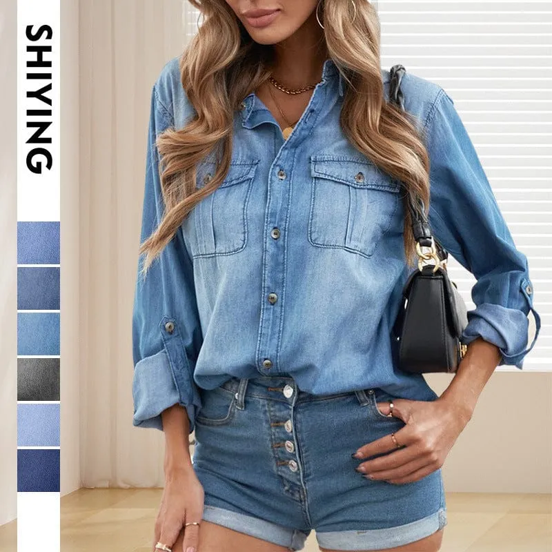 Bohemian Denim Shirt