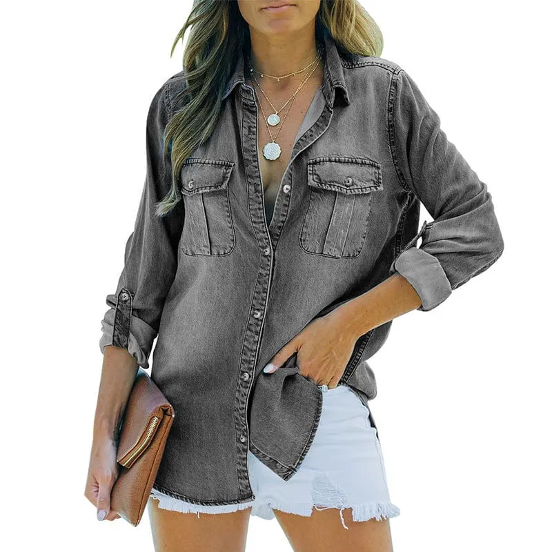 Bohemian Denim Shirt