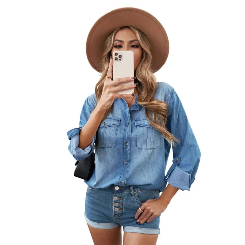 Bohemian Denim Shirt