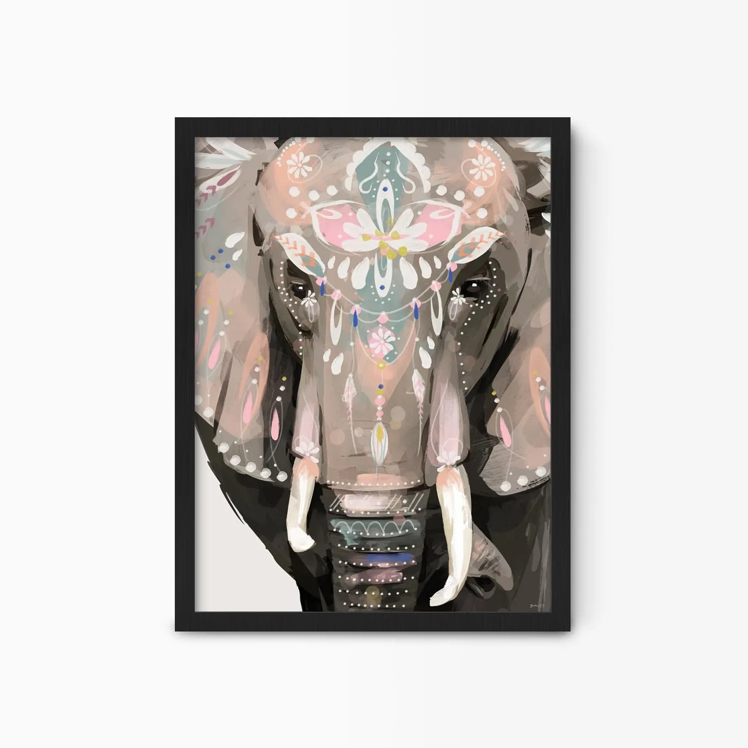 Bohemian Elephant Art Print