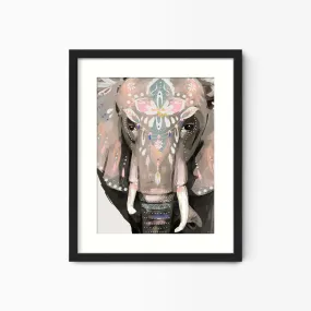 Bohemian Elephant Art Print