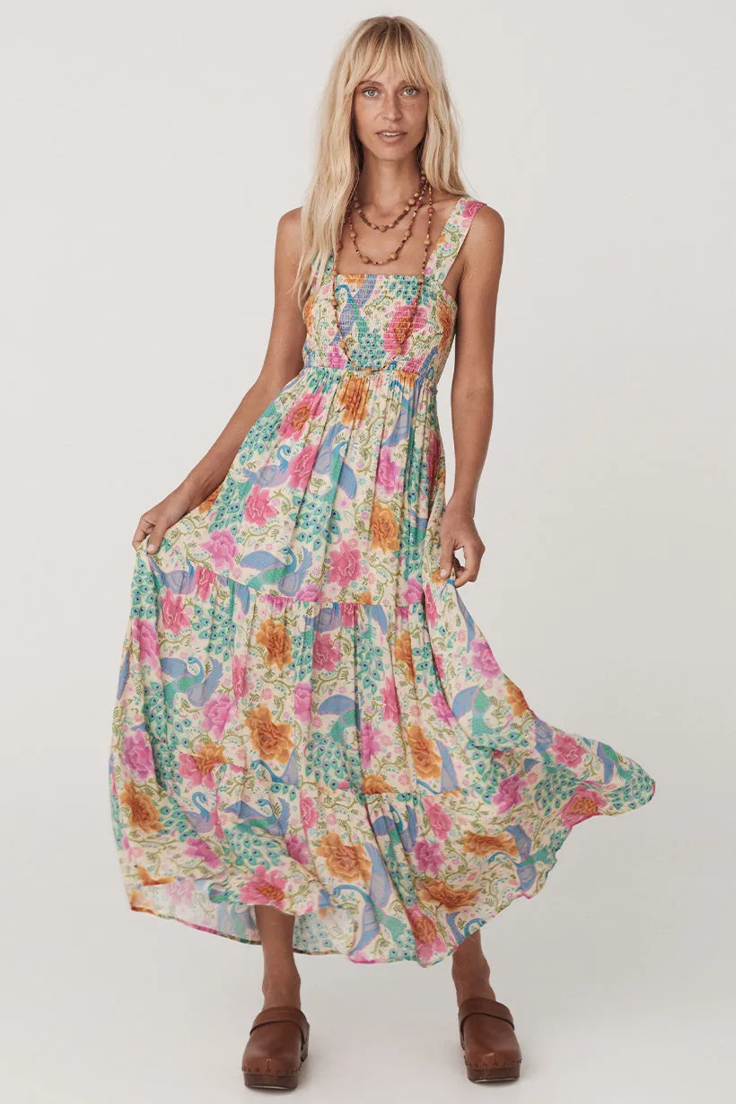 Bohème Strappy Maxi Dress