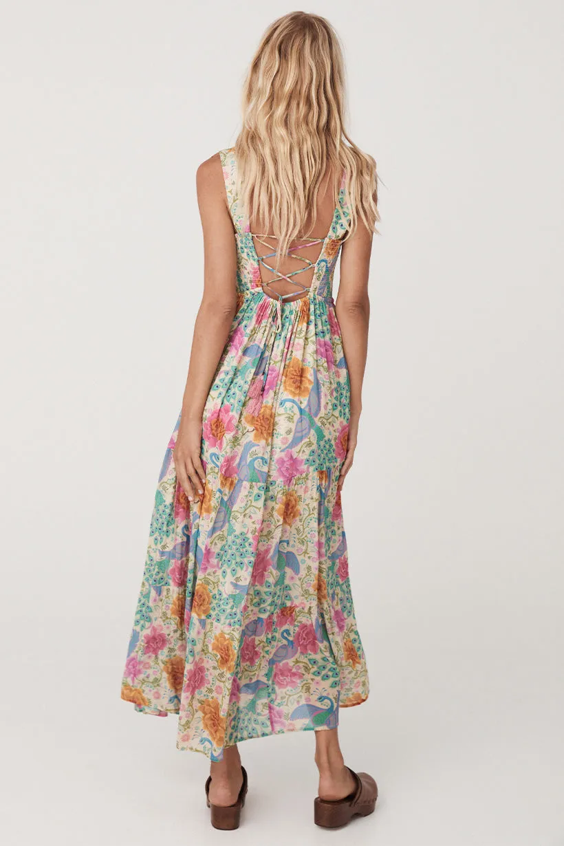 Bohème Strappy Maxi Dress