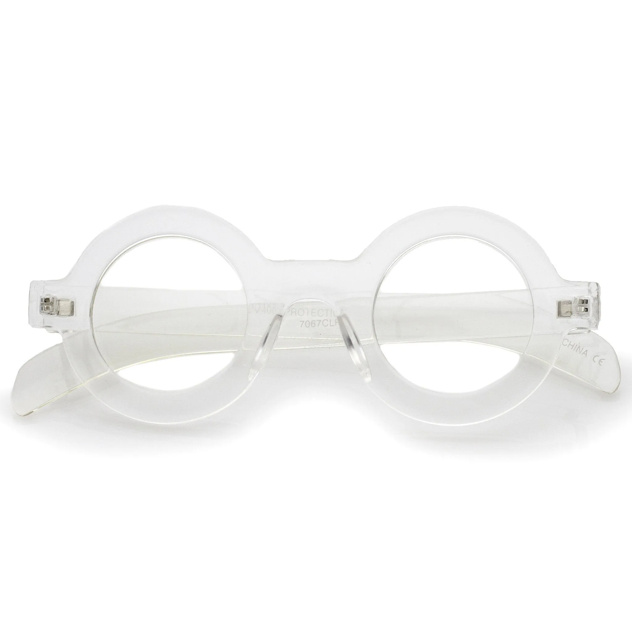 Bold Retro Thick Frame Clear Lens Glasses