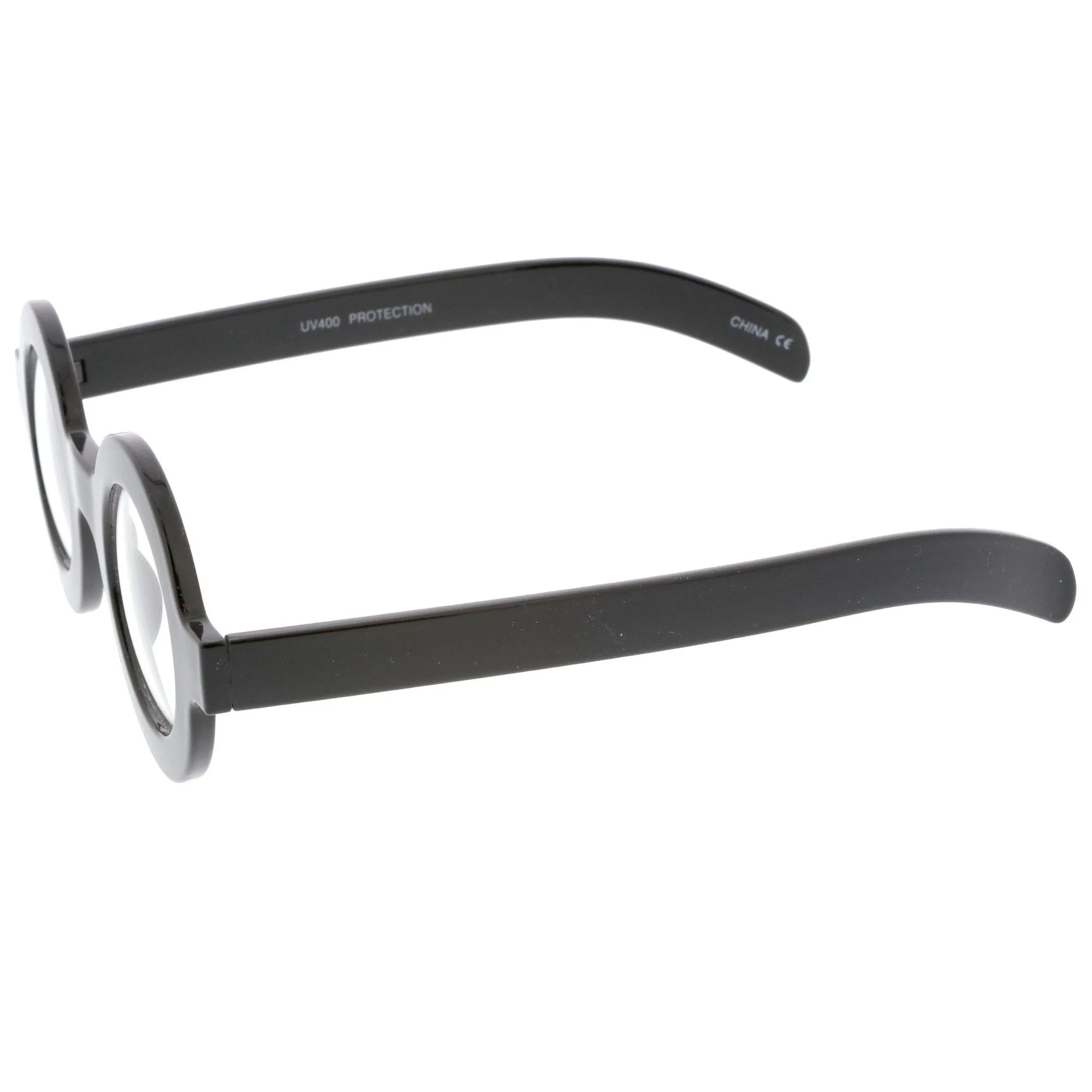 Bold Retro Thick Frame Clear Lens Glasses