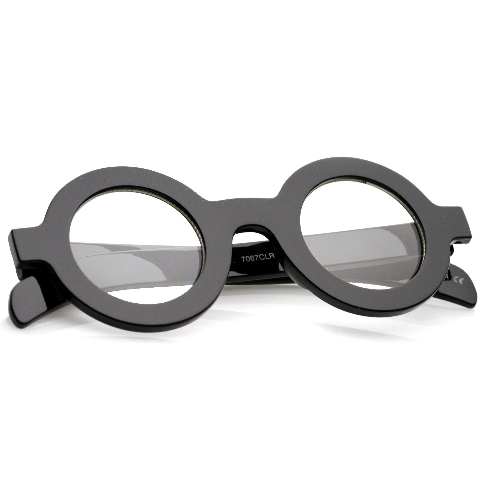 Bold Retro Thick Frame Clear Lens Glasses