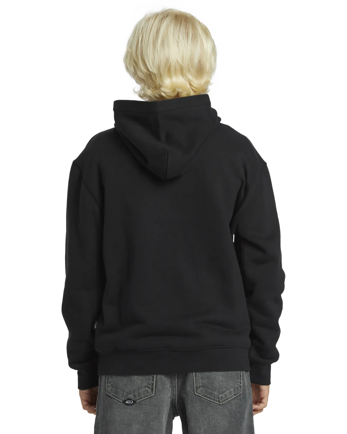 Boys Mercury Hoodie in Black