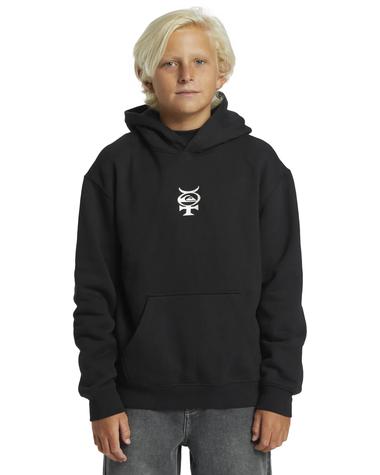 Boys Mercury Hoodie in Black