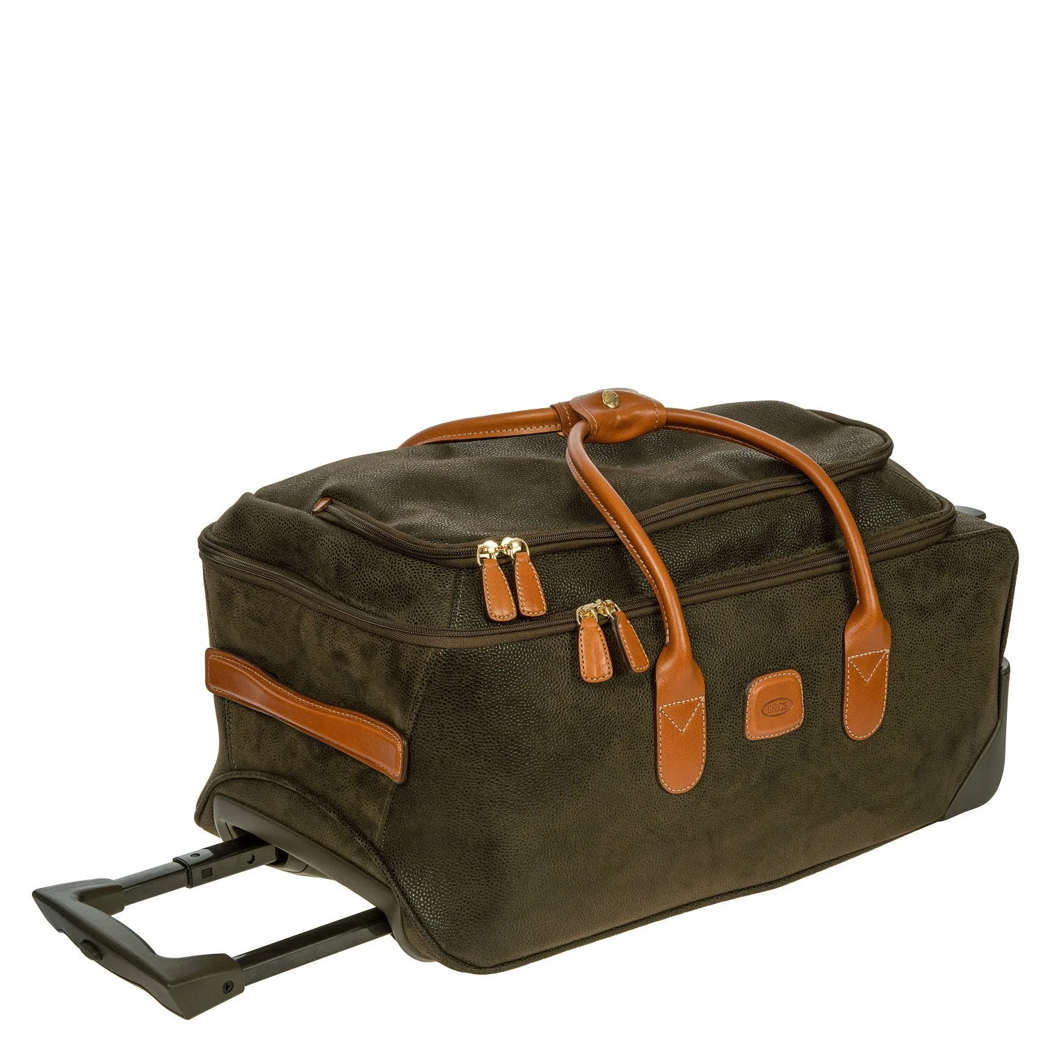 BRIC'S LIFE 21" CARRY-ON ROLLING DUFFLE BAG - OLIVE OR BLACK