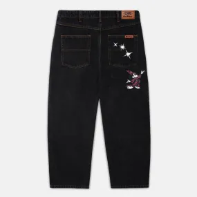 Butter Goods - Disney Fantasia Baggy Denim Jeans - Washed Black