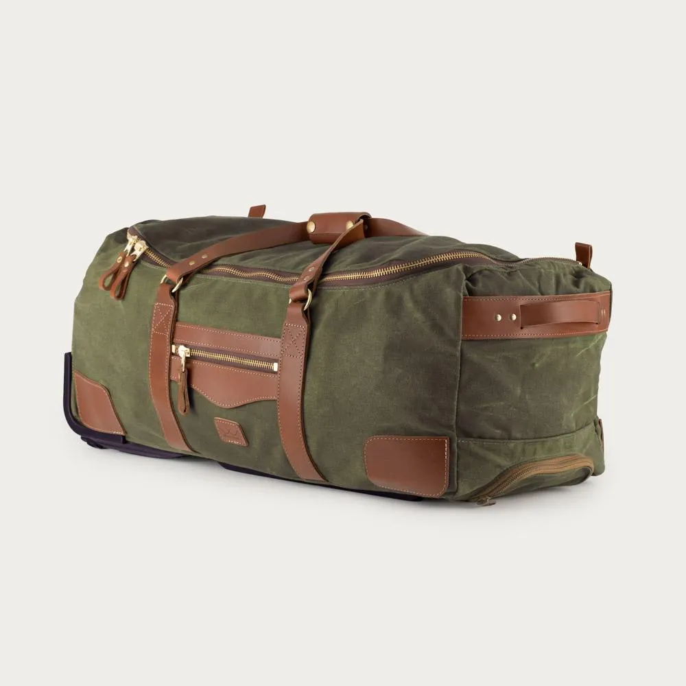 Campaign Waxed Canvas Large Roller Duffle