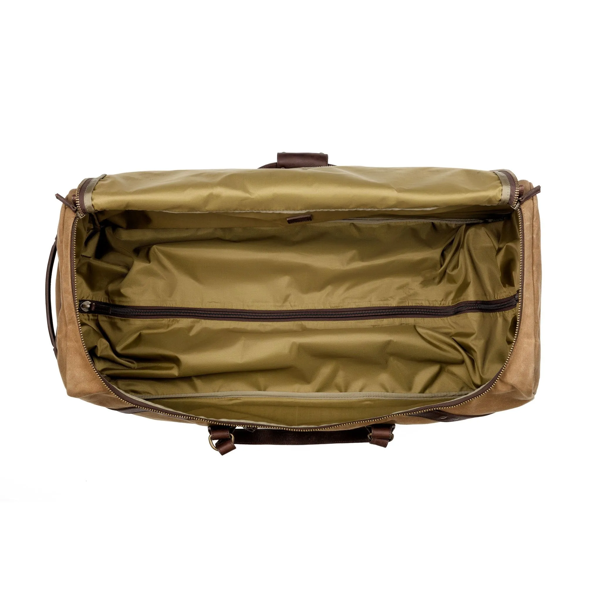 Campaign Waxed Canvas Large Roller Duffle