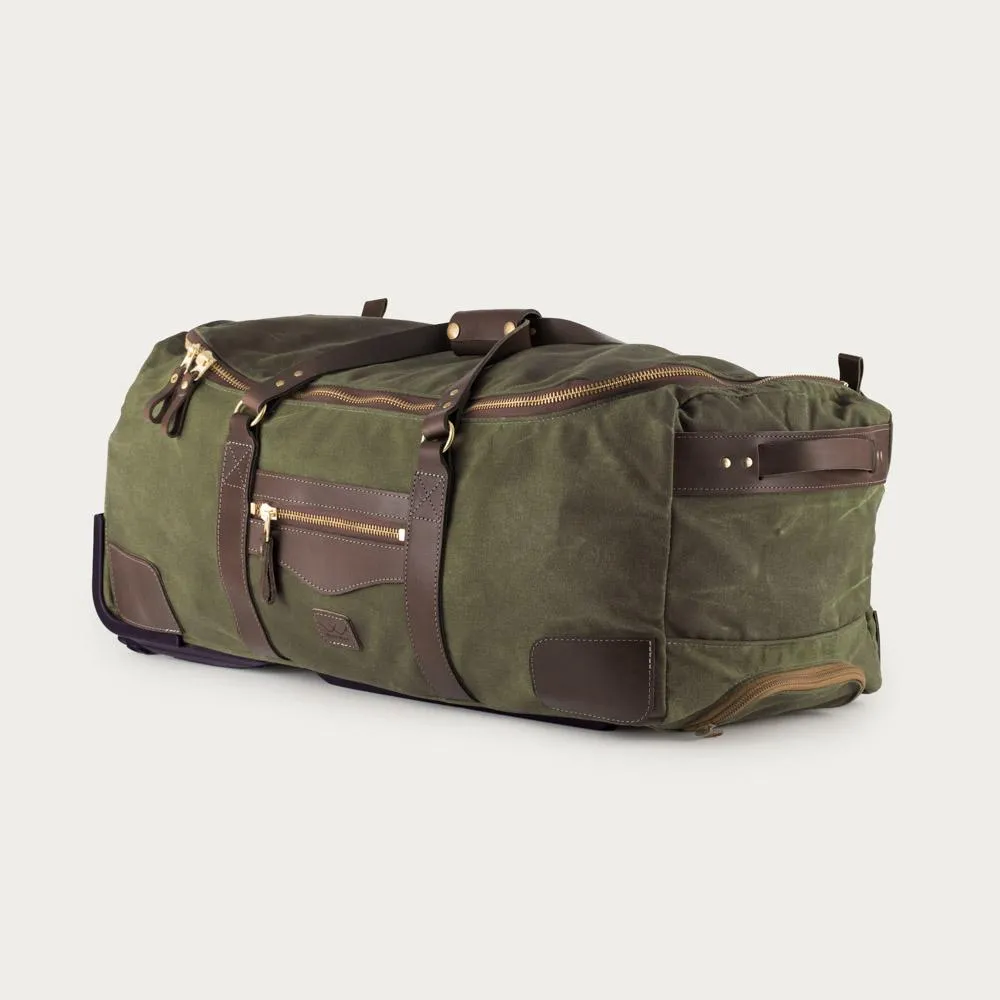 Campaign Waxed Canvas Large Roller Duffle