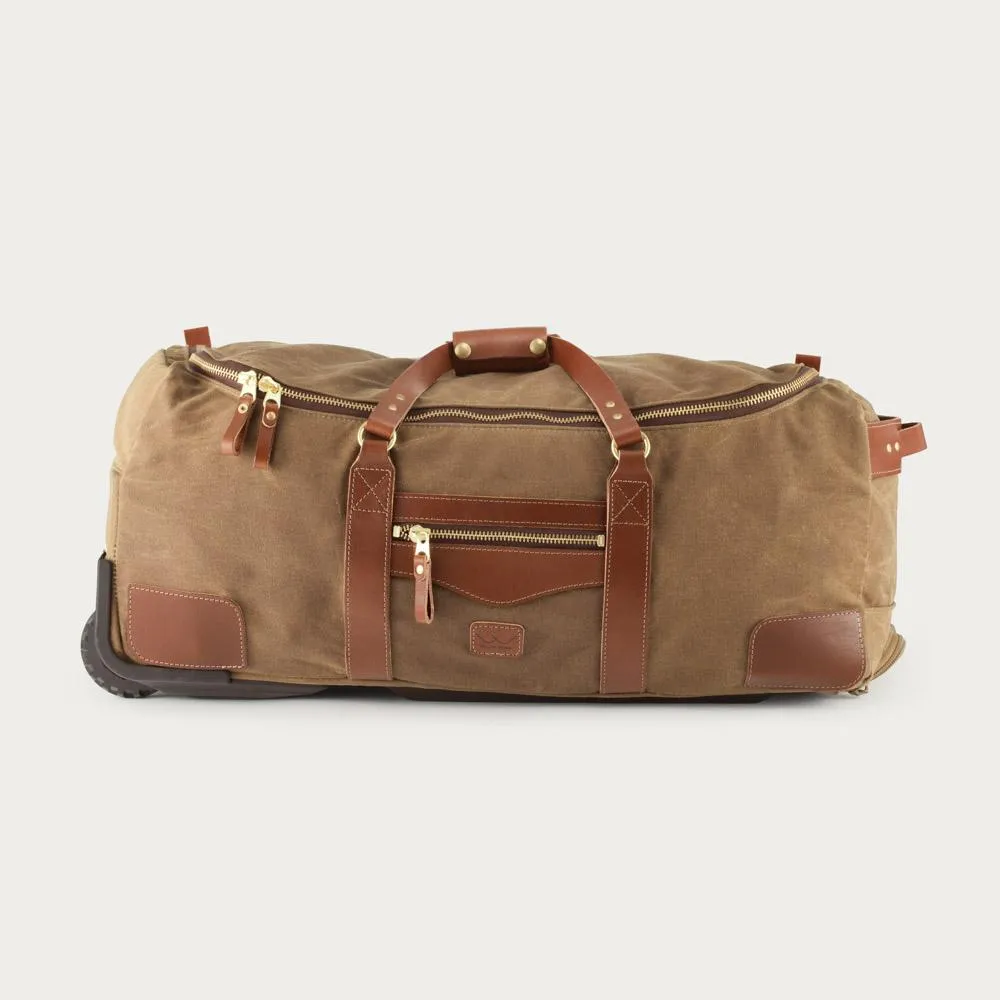 Campaign Waxed Canvas Large Roller Duffle