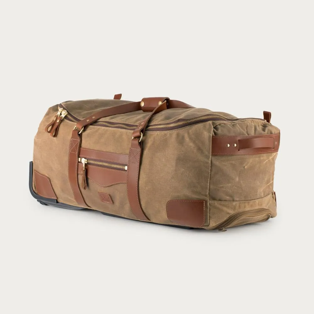 Campaign Waxed Canvas Large Roller Duffle